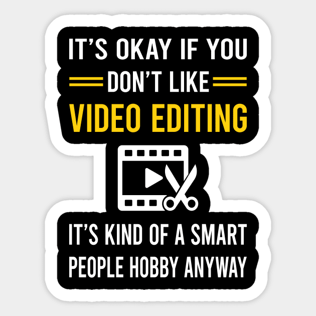 Smart People Hobby Video Editing Editor Sticker by Bourguignon Aror